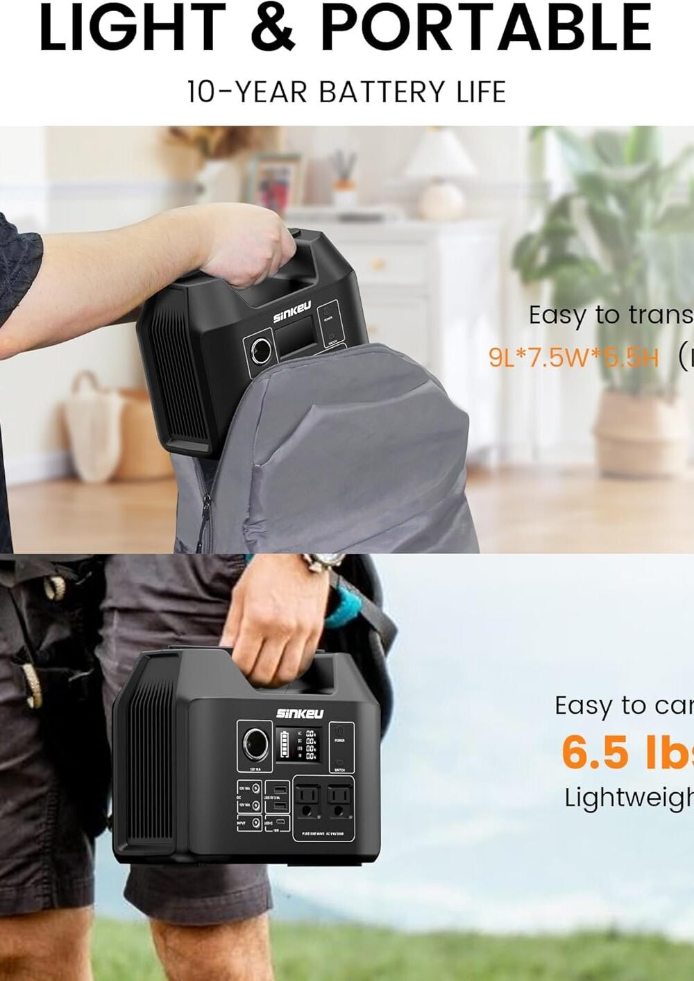 Skeu Portable Power Station - Lifepo Battery Backup - Image 3