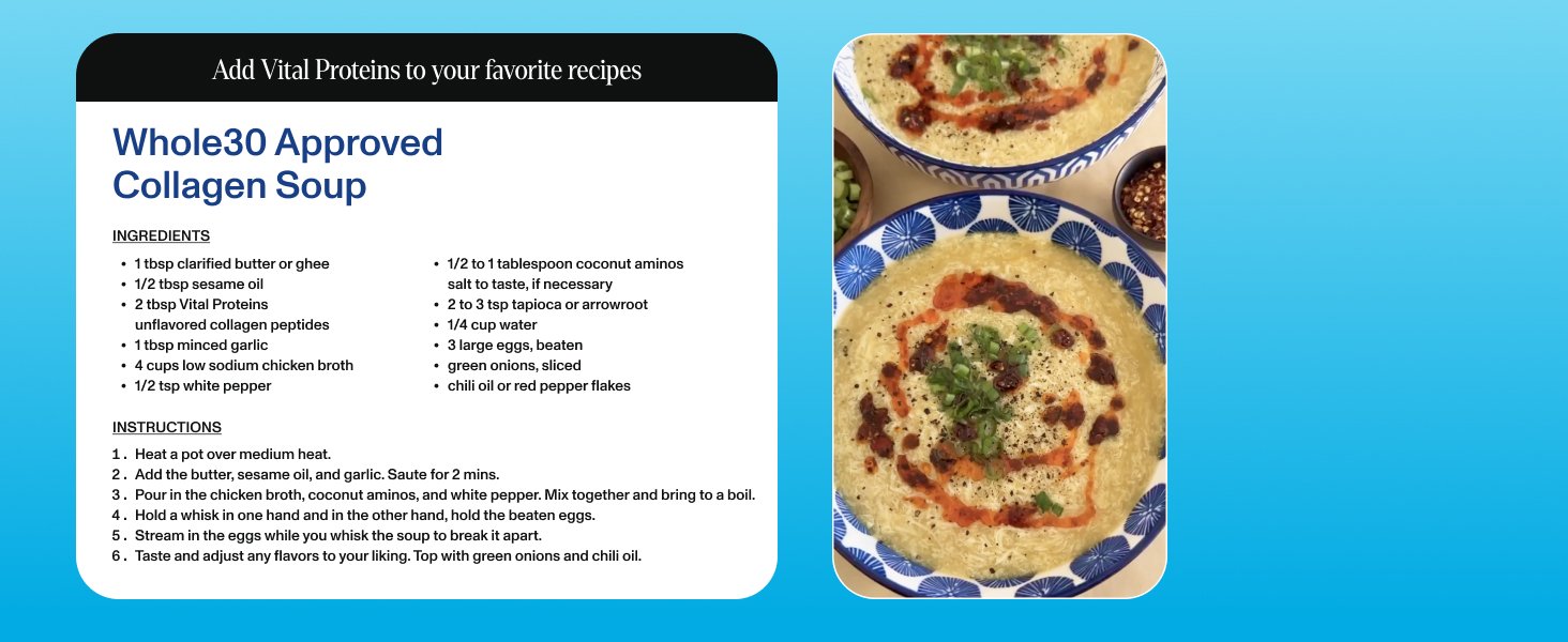 Vital Protes Collagen Peptides Powder - Unflavored 625