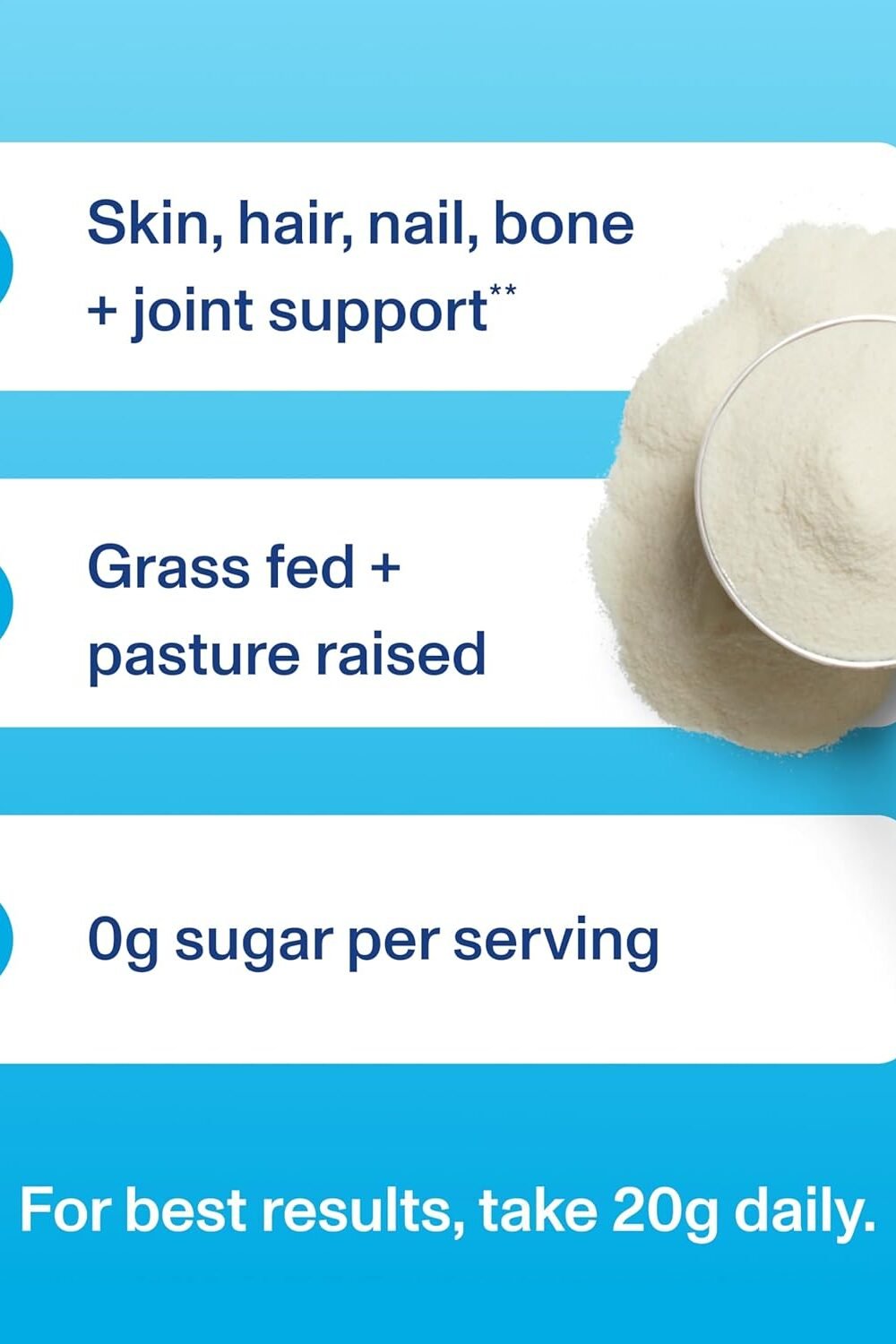 Vital Protes Collagen Peptides Powder - Unflavored 7 Vital Protes Collagen Peptides Powder - Unflavored - Image 7