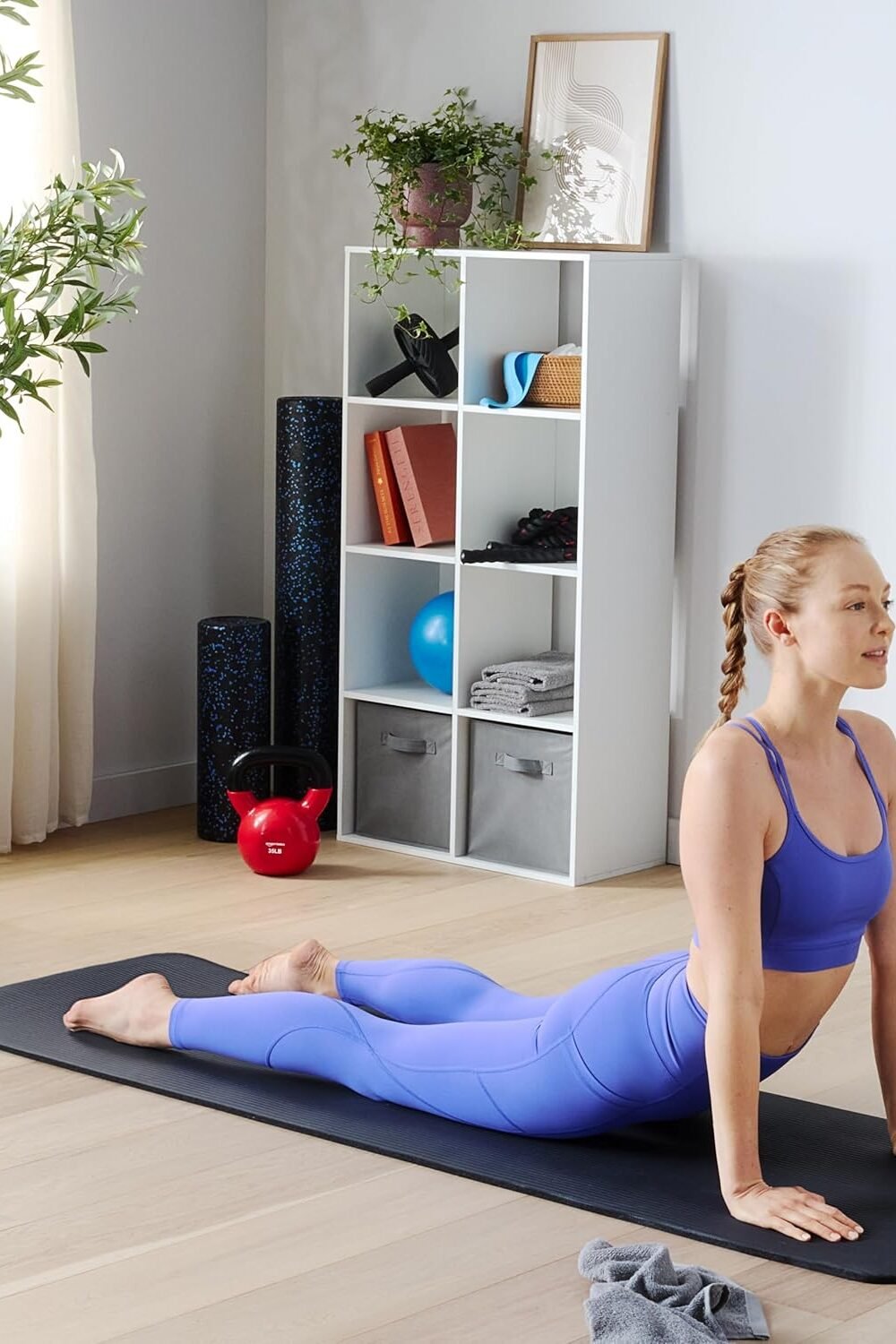 Mazon Basics Extra Thick Yoga Mat With Strap - Image 6