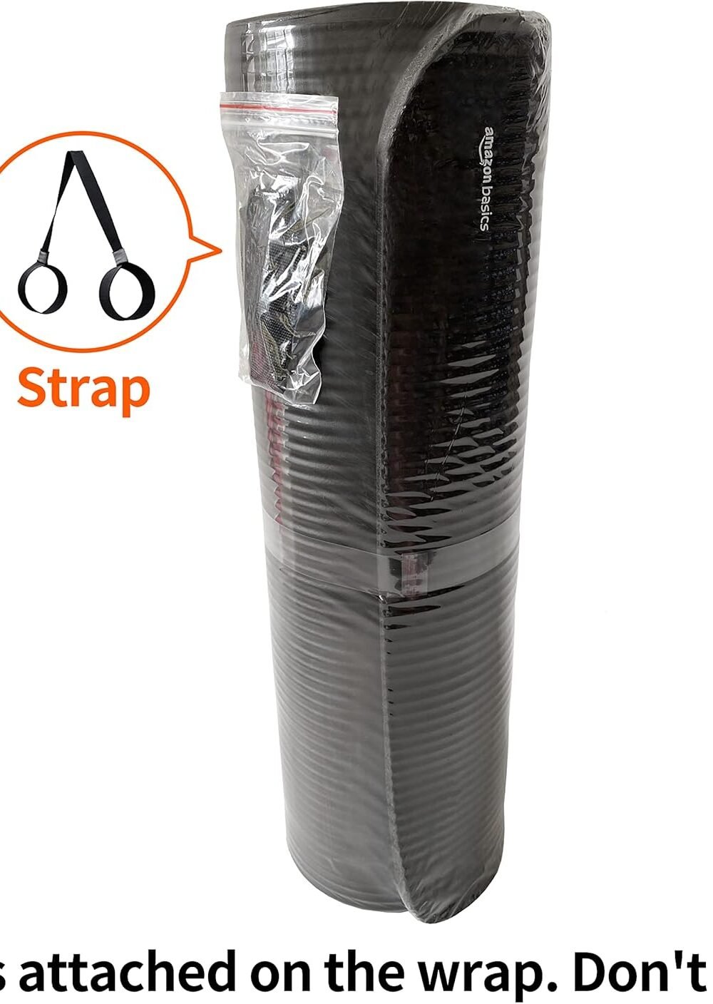 Mazon Basics Extra Thick Yoga Mat With Strap - Image 8