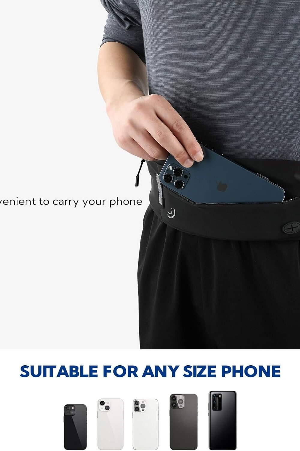 Wterfly Runng Belt Fanny Pack - Fitness Waist Bag - Image 3