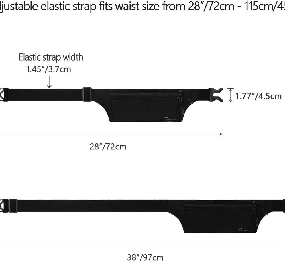 Ryaco Rfid Money Belt Passport Holder - Image 4