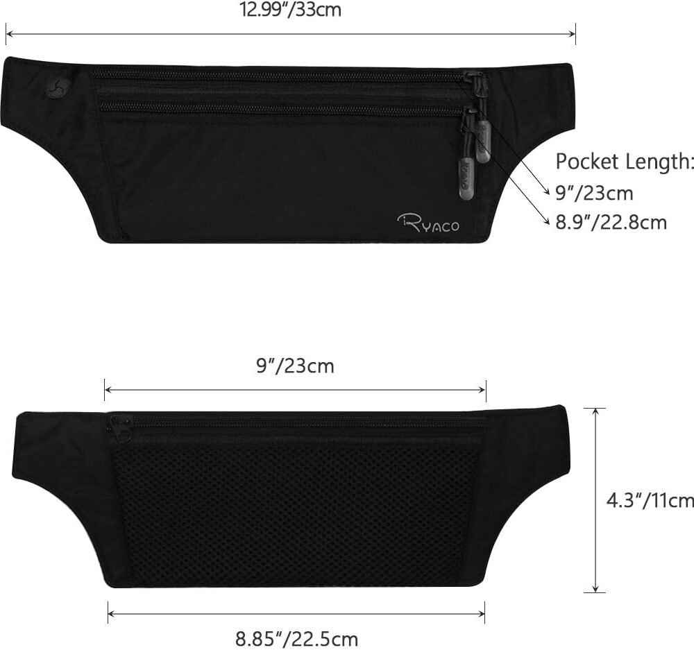 Ryaco Rfid Money Belt Passport Holder - Image 5