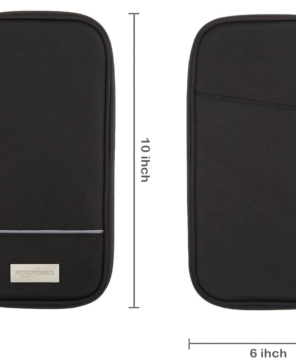 Mazon Basics Rfid Passport Wallet - Durable Nylon Holder - Image 5