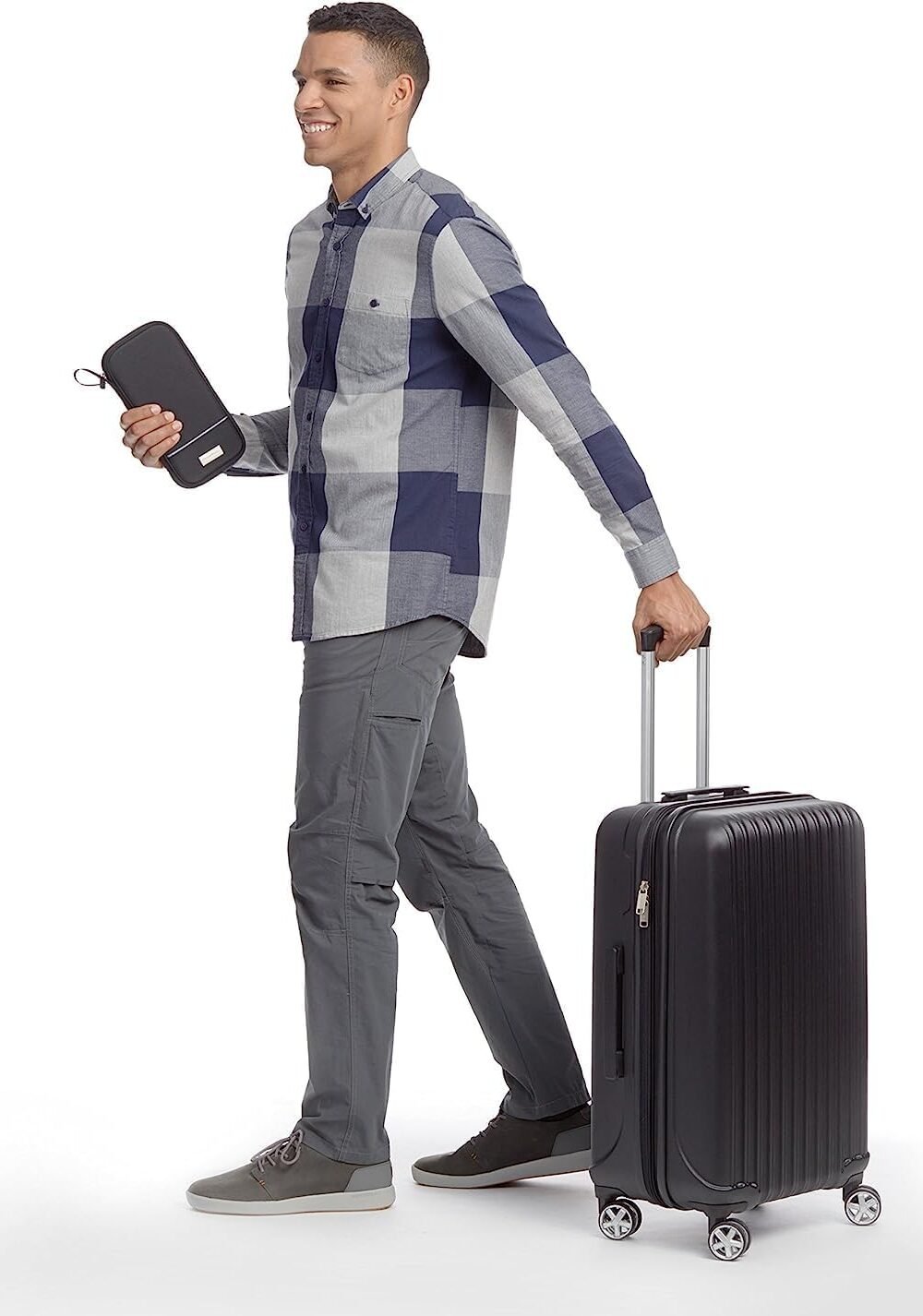 Mazon Basics Rfid Passport Wallet - Durable Nylon Holder - Image 6