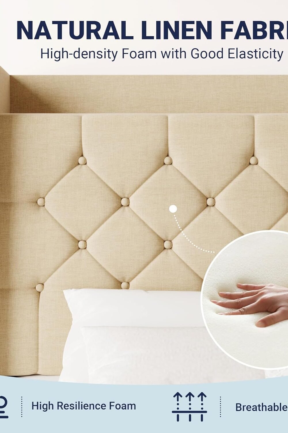 Queen Size Bed Frame With Usb Chargg Station - Image 8