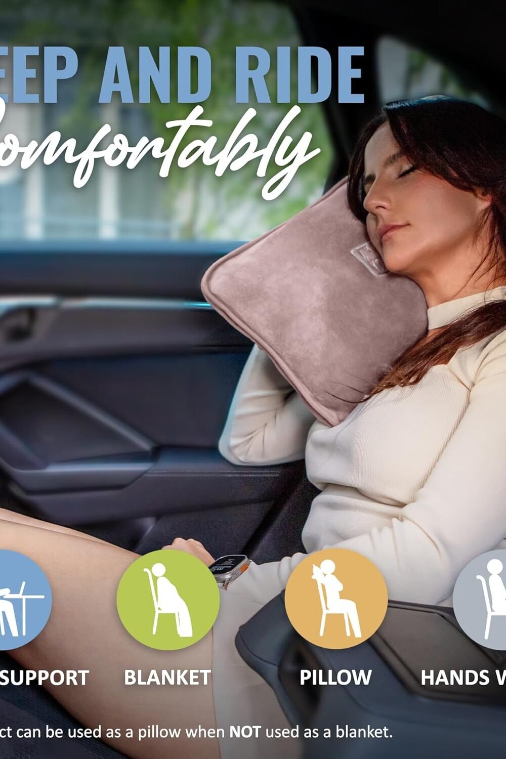 BOCY Soft Warm avel Blanket with Pillow 6 Bocy Soft Warm Avel Blanket With Pillow - Image 6