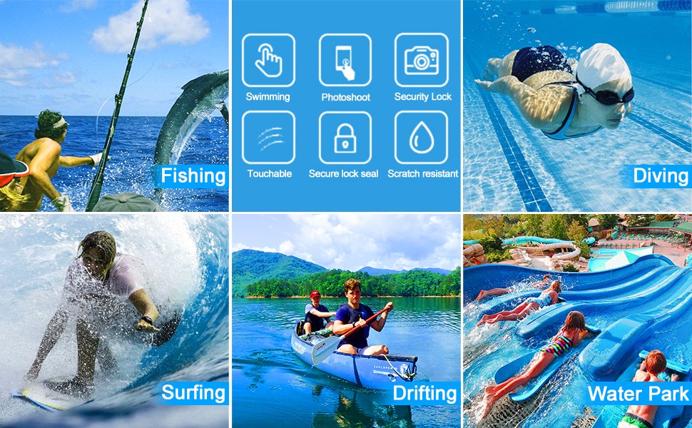 Universal Waterproof Phone Pouch - IPX Dry Bag Case 521