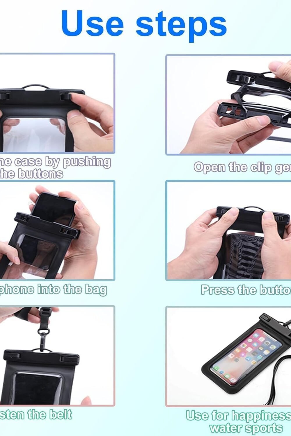 Universal Waterproof Phone Pouch - Ipx Dry Bag Case - Image 8