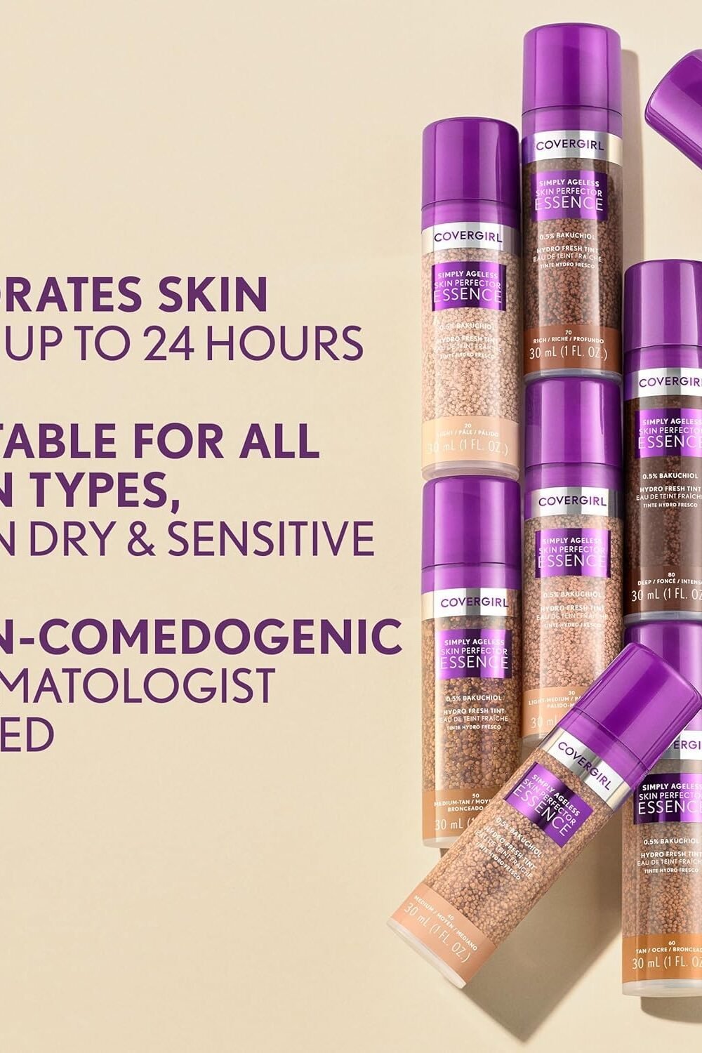 Covergirl Simply Geless Foundation - Light Medium - Image 10