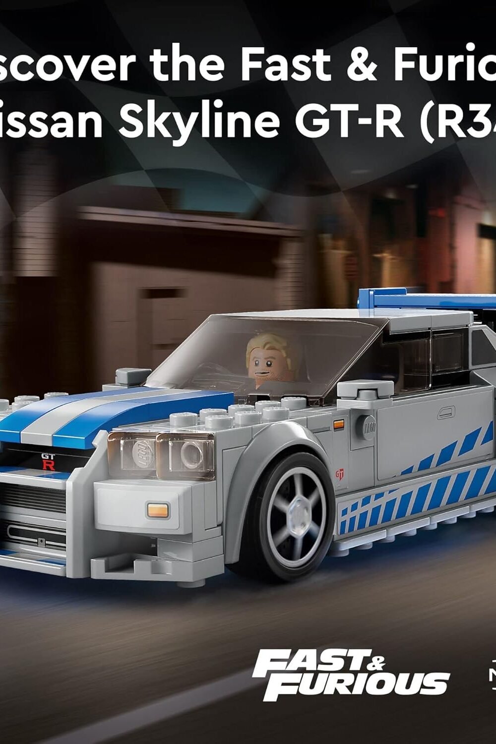 Lego Speed Champions Nissan Gt-R Race Car Set - Image 3