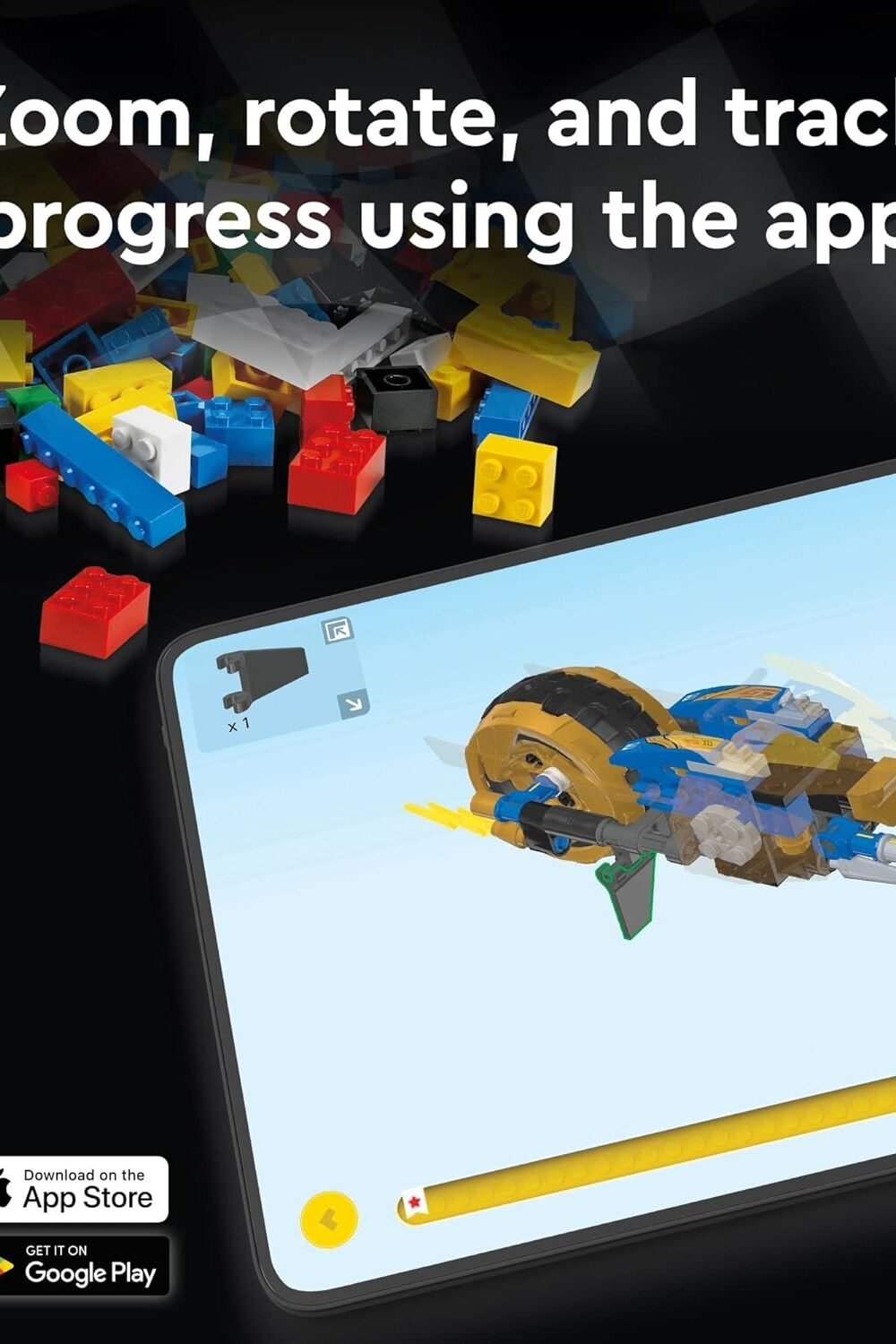 Lego Speed Champions Nissan Gt-R Race Car Set - Image 6