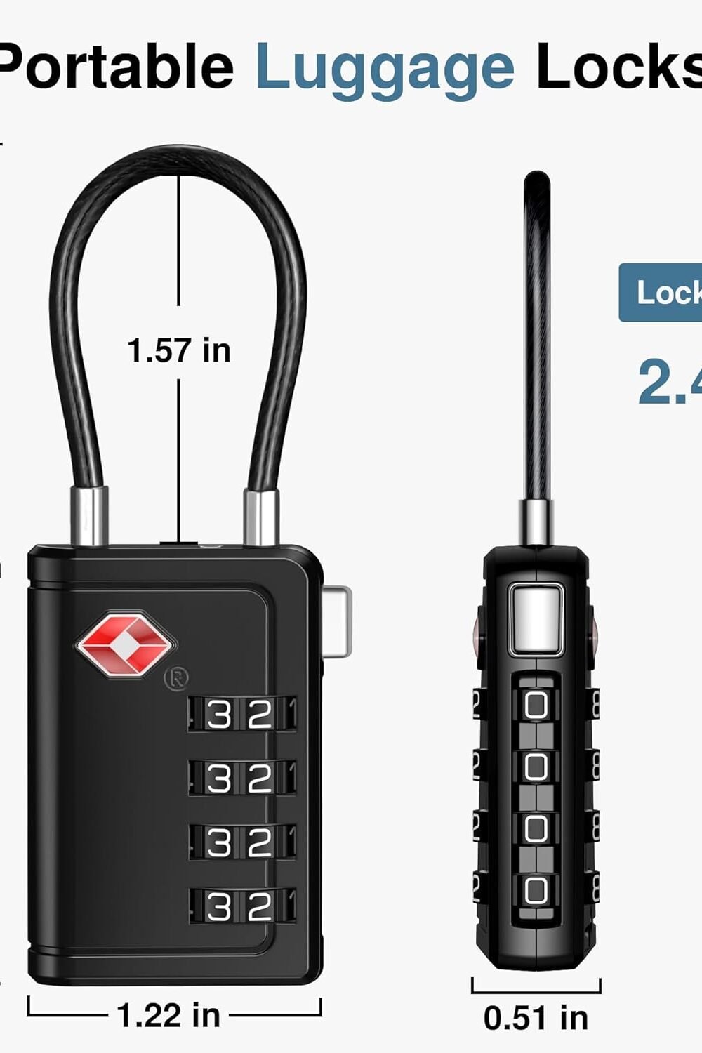 Puroma Ts Pproved Avel Locks - Resettable Combation - Image 7