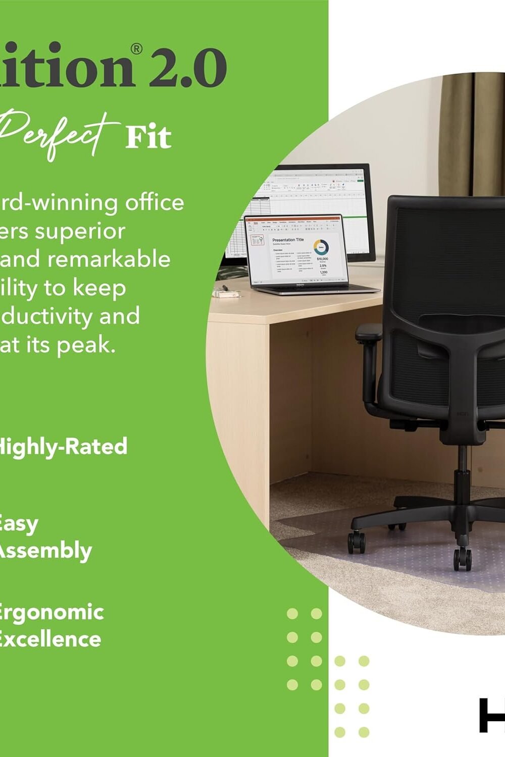 HON Ignition Mid Back Office Chair with Lumbar Support 4 Hon Ignition Mid Back Office Chair With Lumbar Support - Image 4