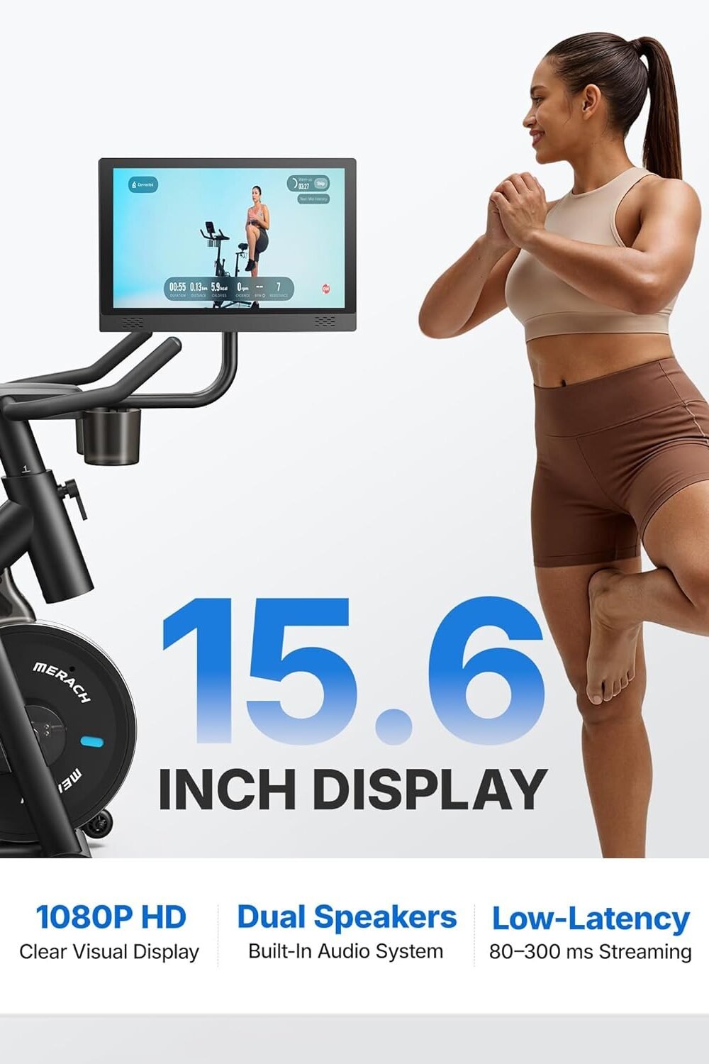 Low Noise Indoor Exercise Bike With Tablet Mount - Image 3