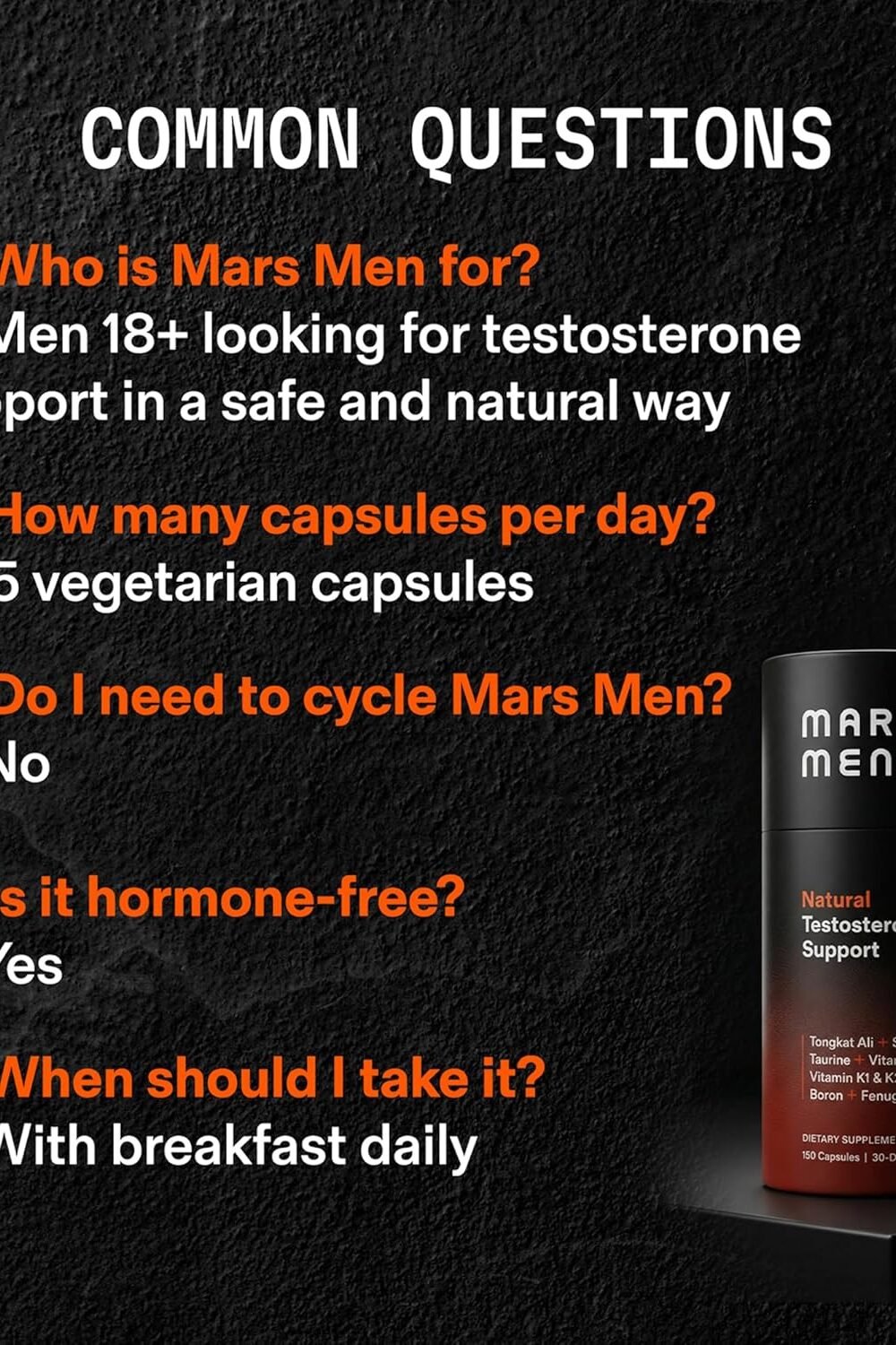 "MARS MEN Testosterone Booster - Natural Male Support Supplement" Amazon Coupons 50% to 80% 10 &Quot;Mars Men Testosterone Booster - Natural Male Support Supplement&Quot; Amazon Coupons 50% To 80% - Image 10