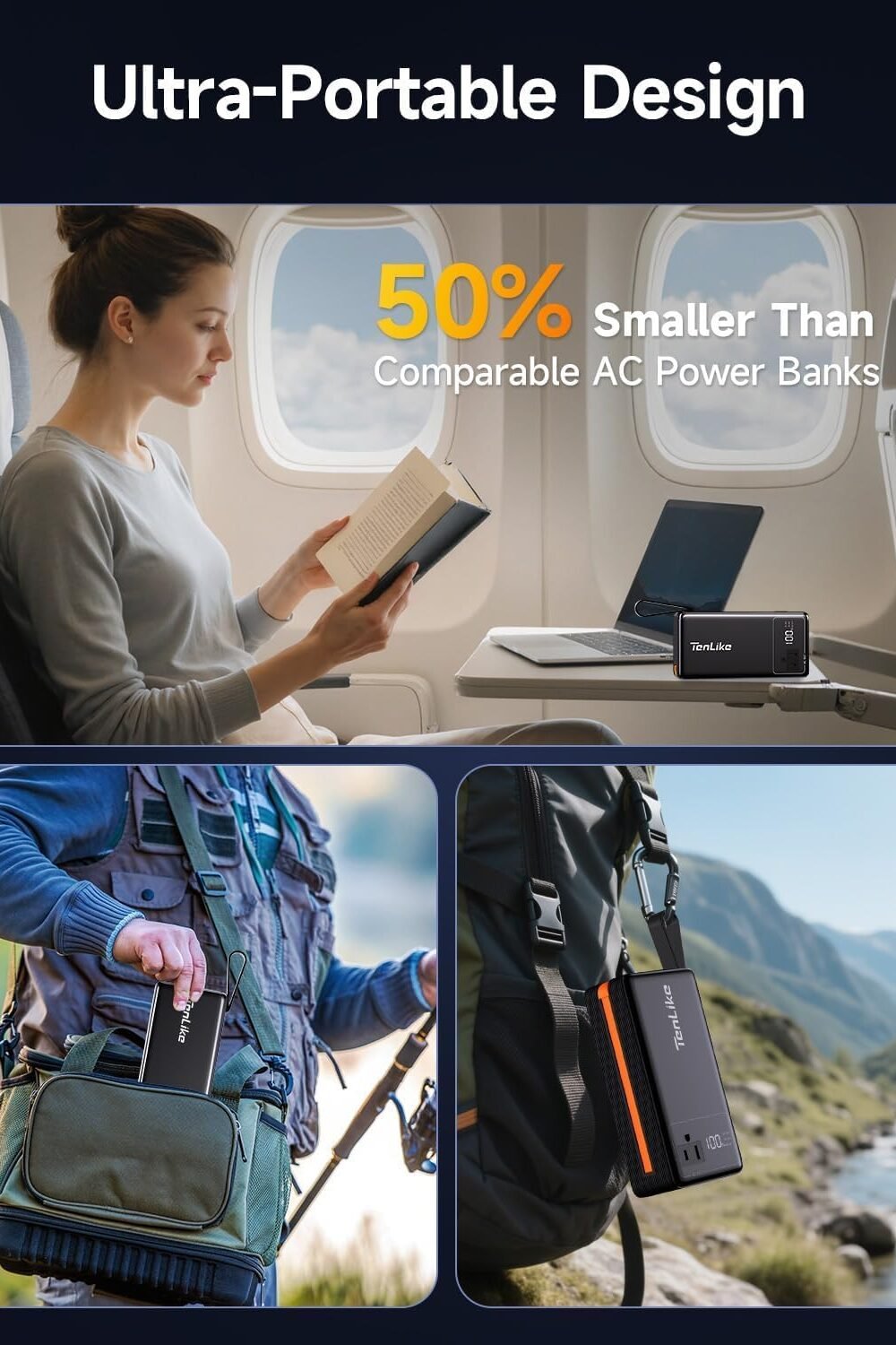 Compact Portable Power Station With Ac Outlet For Camping - Image 6