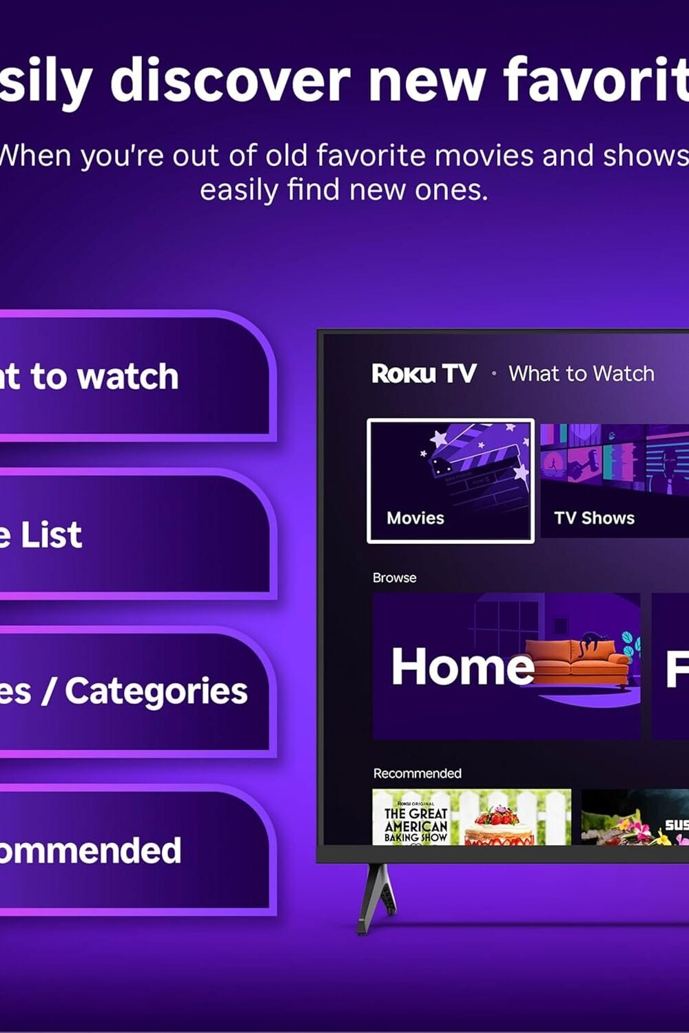 Roku Smart Tv 40&Quot; 1080P Full Hd Led - Voice Remote Streaming - Image 7