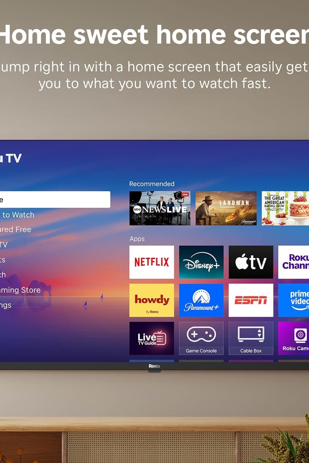 Roku Smart Tv 40&Quot; 1080P Full Hd Led - Voice Remote Streaming - Image 8