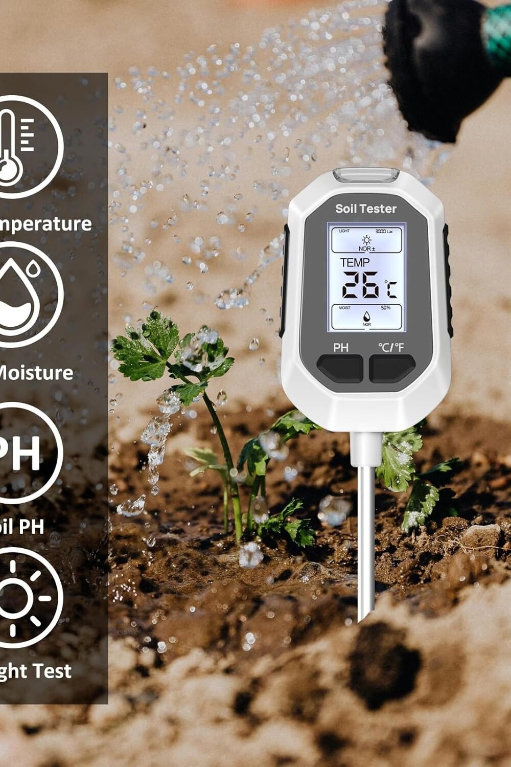 &Quot;4-In-1 Soil Moisture Meter &Amp; Ph Tester With Lcd Display&Quot; Amazon Coupons 50% To 80% - Image 7
