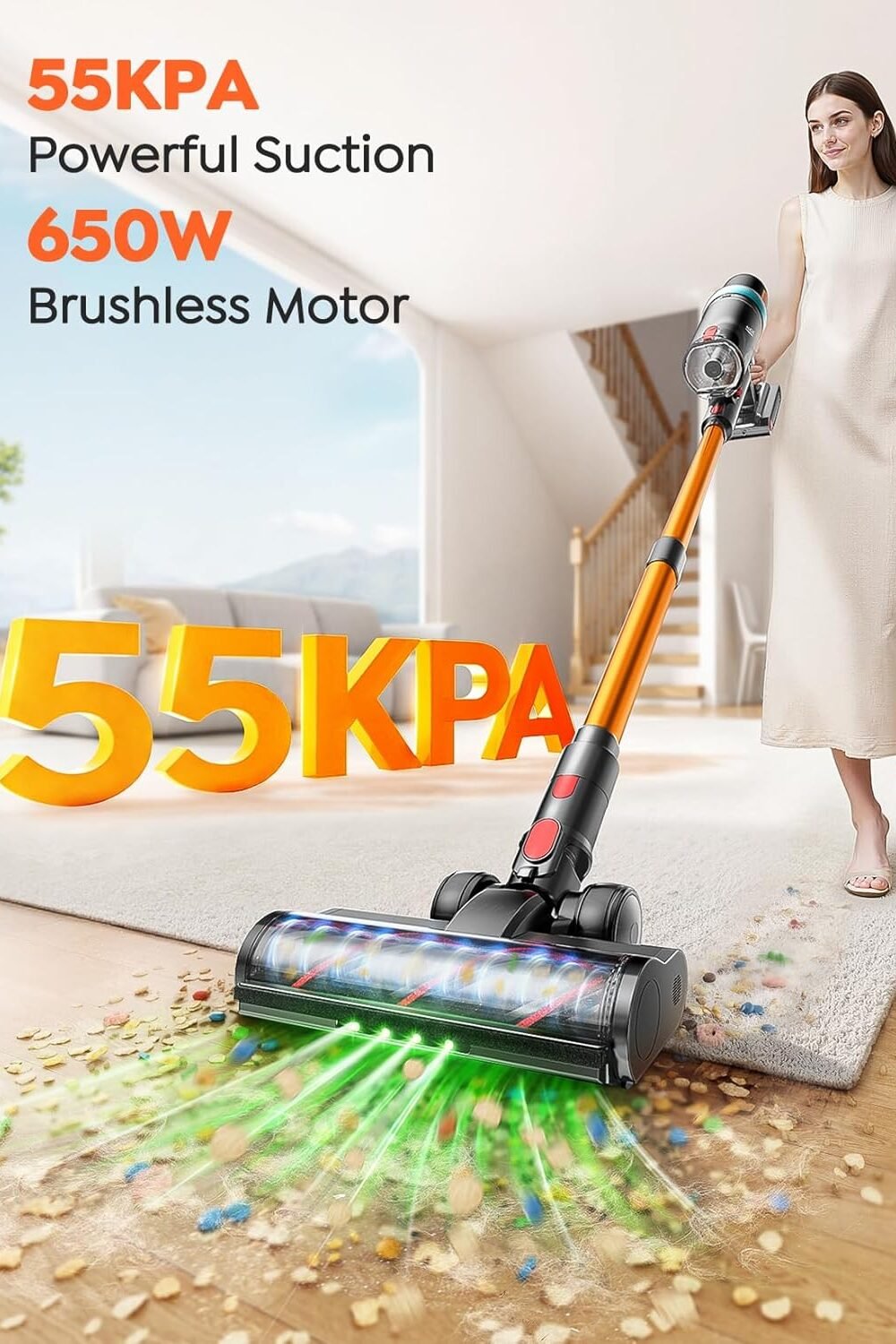 &Quot;650W Cordless Vacuum Cleaner - 70Mins Runtime, Led Touch Screen&Quot; Amazon Coupons 50% To 80% - Image 3