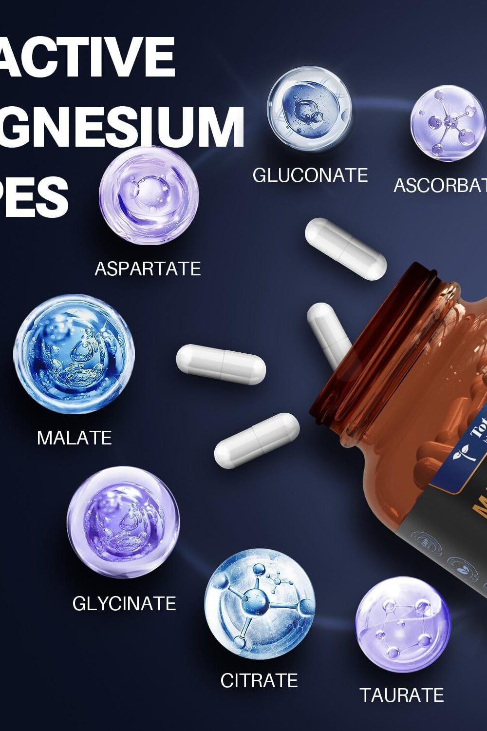 "Totaria 12-in-1 Magnesium Complex 700mg - Muscle & Heart Support" Amazon Coupons 50% to 80% 3 &Quot;Totaria 12-In-1 Magnesium Complex 700Mg - Muscle &Amp; Heart Support&Quot; Amazon Coupons 50% To 80% - Image 3