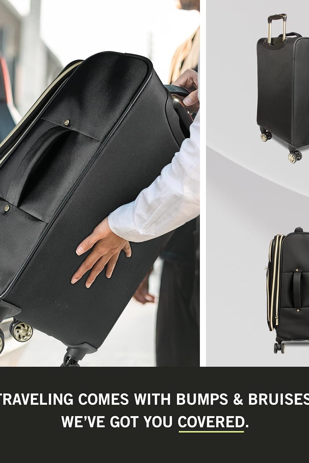 &Quot;Kenneth Cole Reaction Chelsea Quilted 3-Piece Luggage Set&Quot; Amazon Coupons 50% To 80% - Image 3