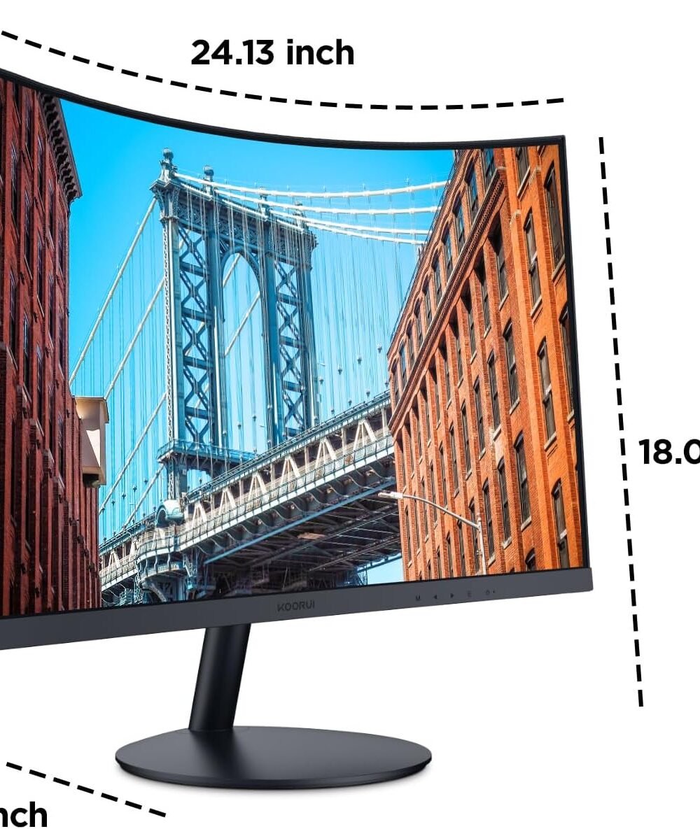 Koorui 27&Quot; Curved Fhd 1080P 144Hz Gaming Monitor - Eye Care - Image 8