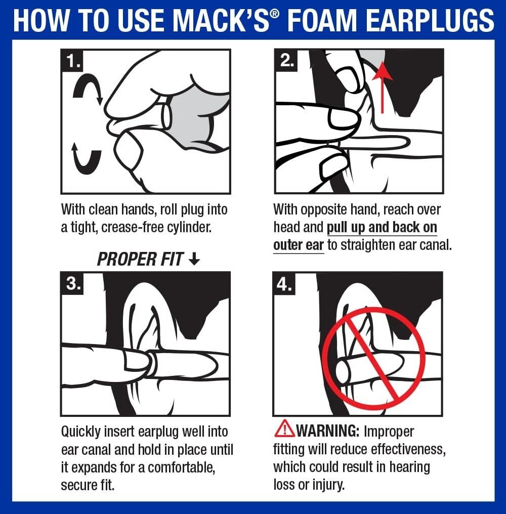 Mack'S Ultra Soft Foam Earplugs - 33Db Nrr, 50 Pairs - Image 8