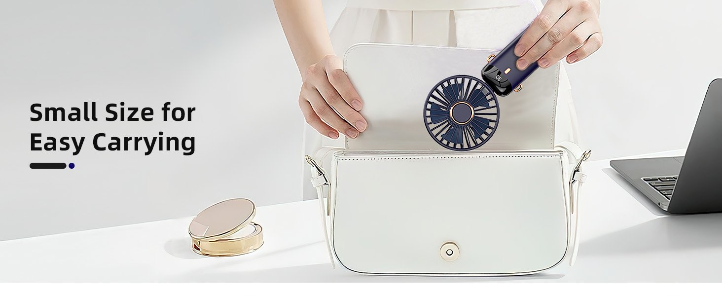 Koonie Portable Handheld Fan - Rechargeable djustable 539