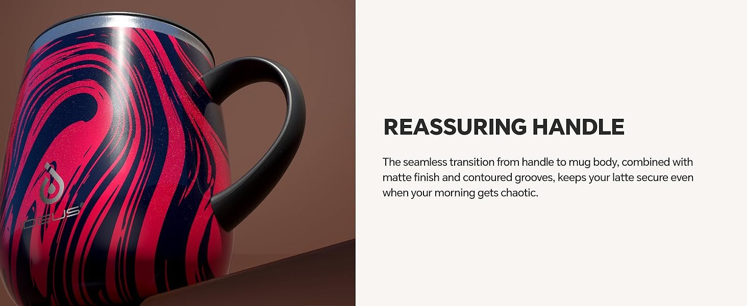 Insulated Coffee Mug with Handle - oz Staless Steel 618