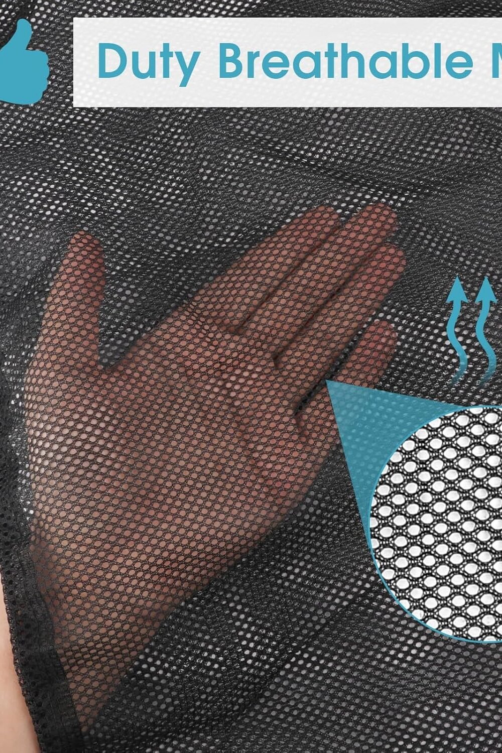 Heavy Duty Mesh Laundry Bags - Large Drawstrg, Pack - Image 2