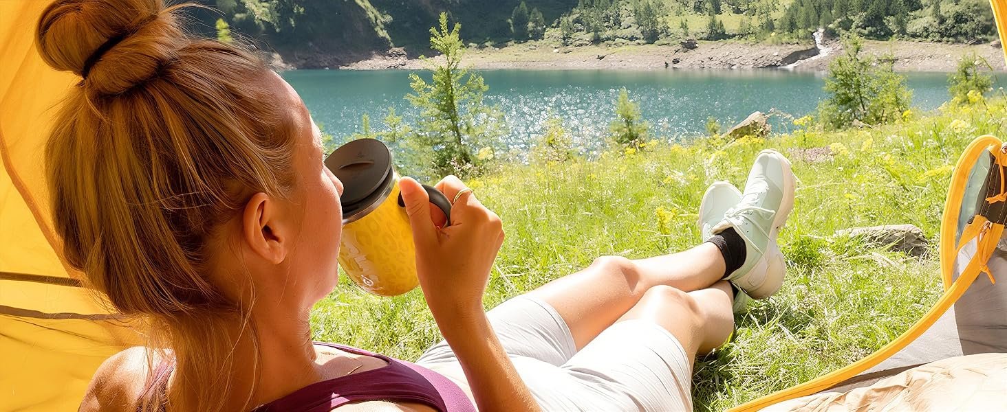 Insulated Coffee Mug with Handle - oz Staless Steel 622