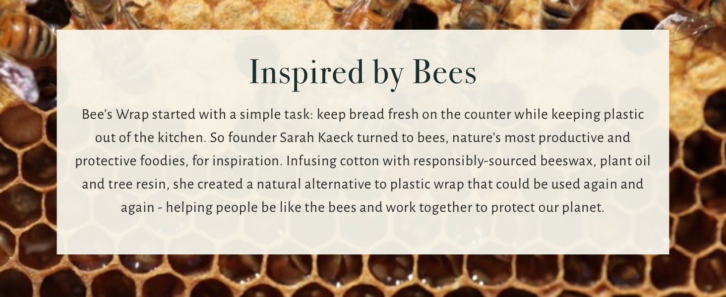 Bee's Wrap Reusable Beeswax Food Wraps - Sizes 588