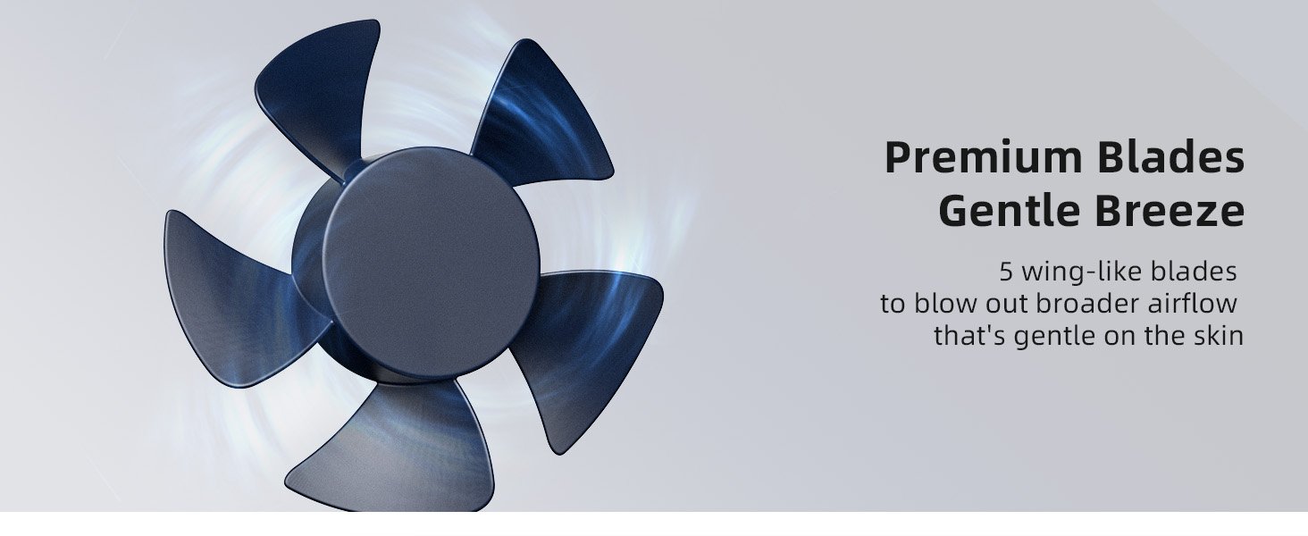 Koonie Portable Handheld Fan - Rechargeable djustable 542