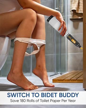BIDET BUDDY® GoFlow Portable Electric Bidet Sprayer 654