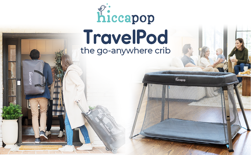 Hiccapop avelPod Portable Crib Babies ddlers 561