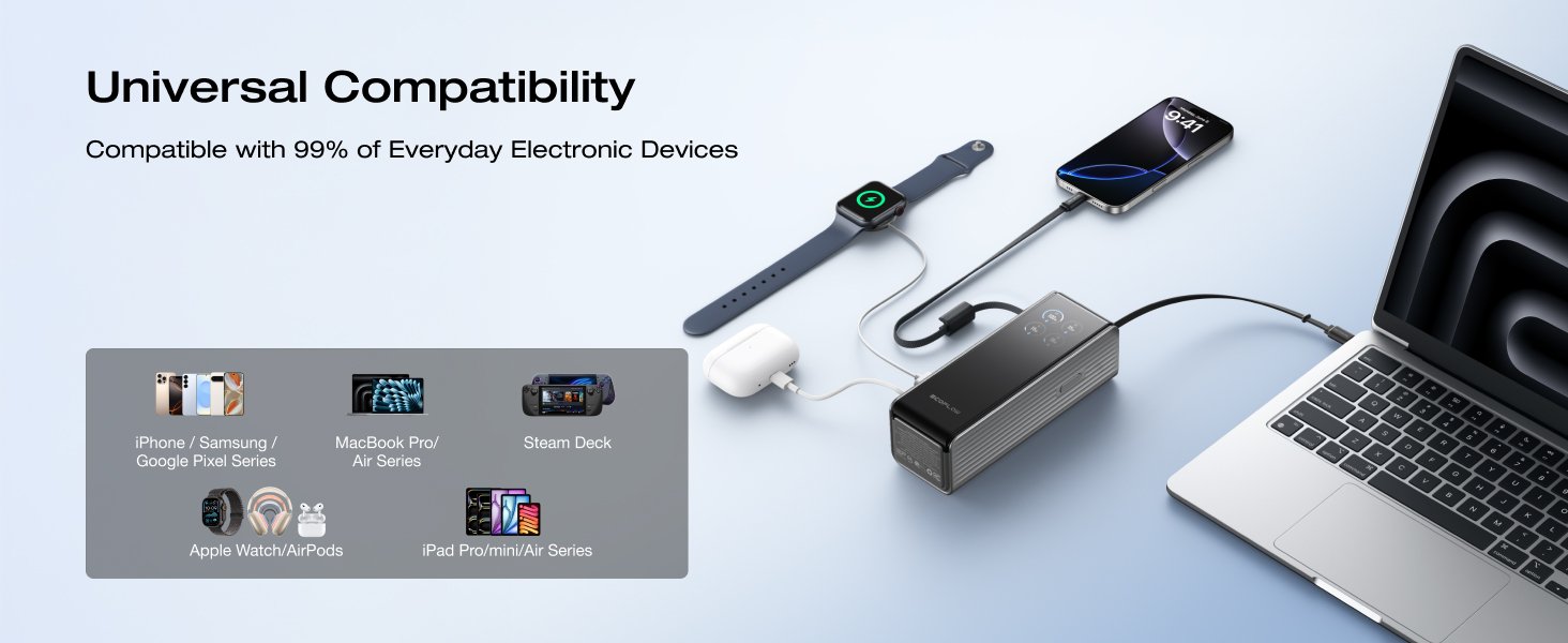 EF ECOFLOW Lapp Power Bank - Rapid Portable Charger with USB 636