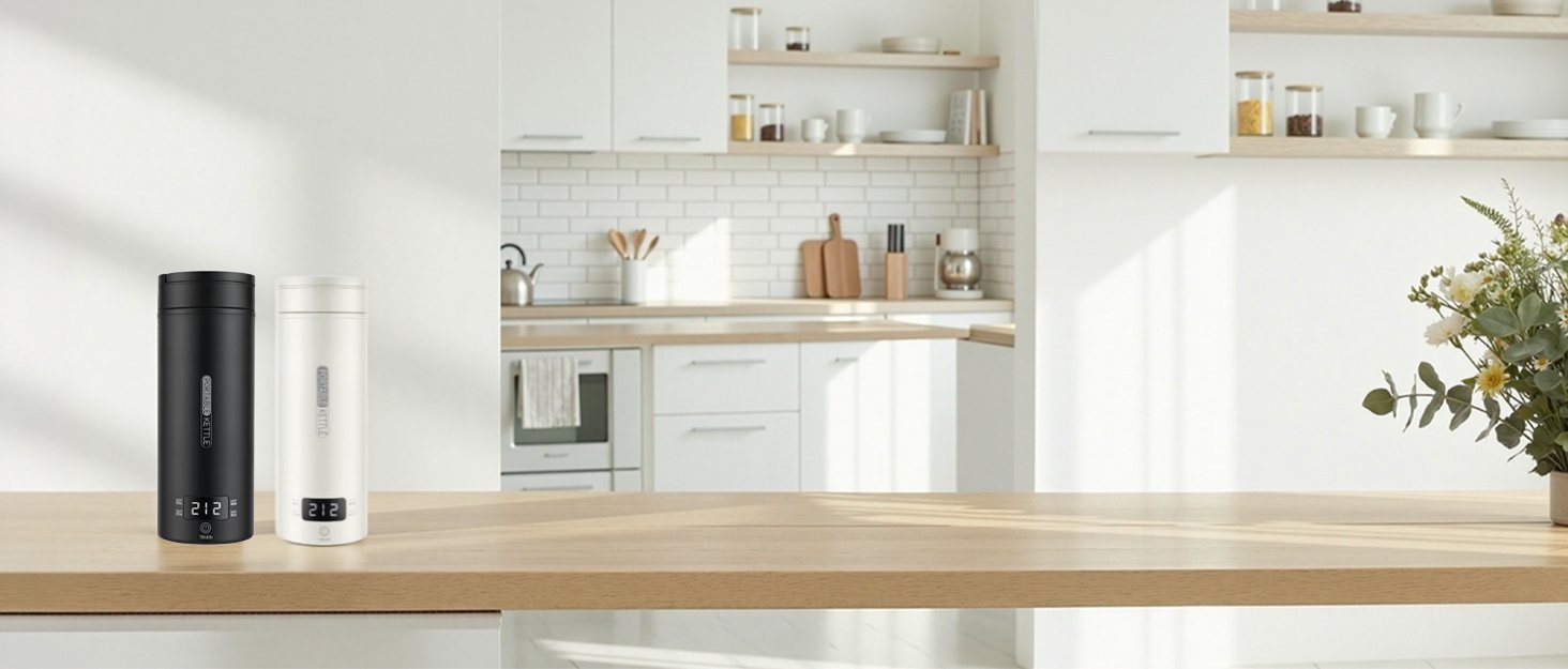 vel Portable Electric Tea Kettle - Staless Steel 527