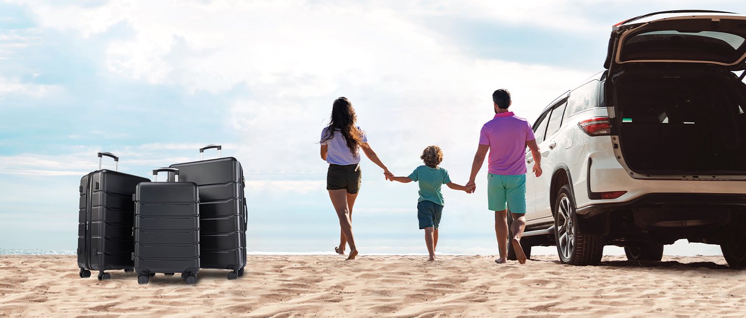 OLIXIS Hardside Suitcase Set with Spner Wheels 776