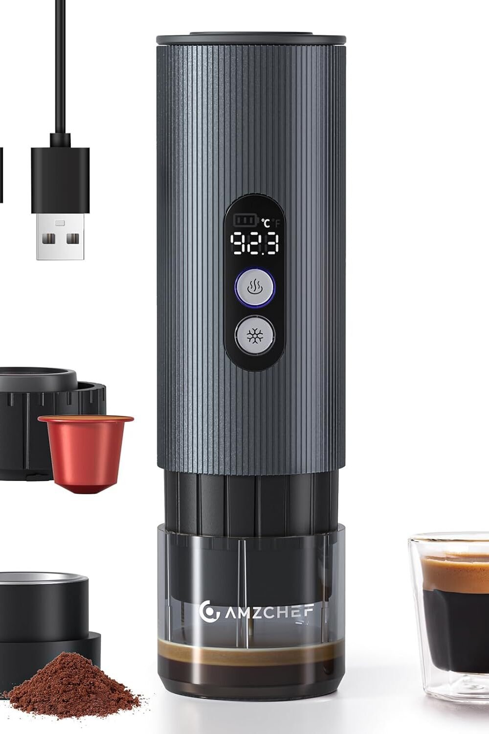 Mzchef Portable Rechargeable Espresso Maker - Image 2