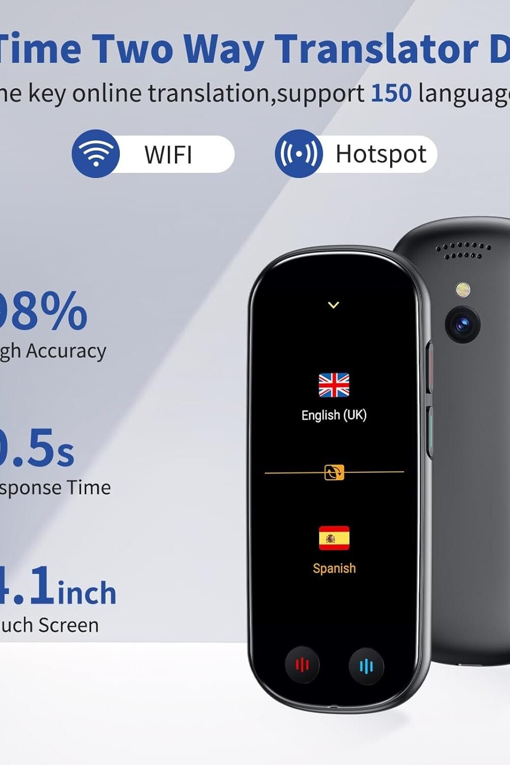 Instant Two-Way Language Anslar Device - No Wifi Needed - Image 2