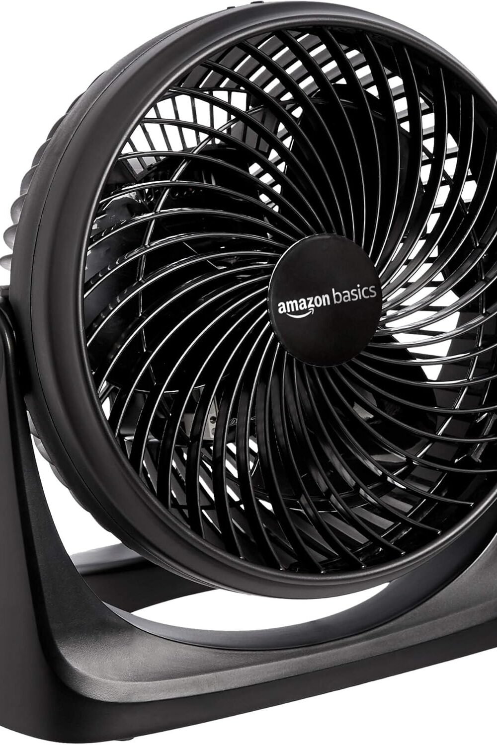 Mazon Basics Circular Desk Fan - Djustable Tilt, Speeds, Bla - Image 2