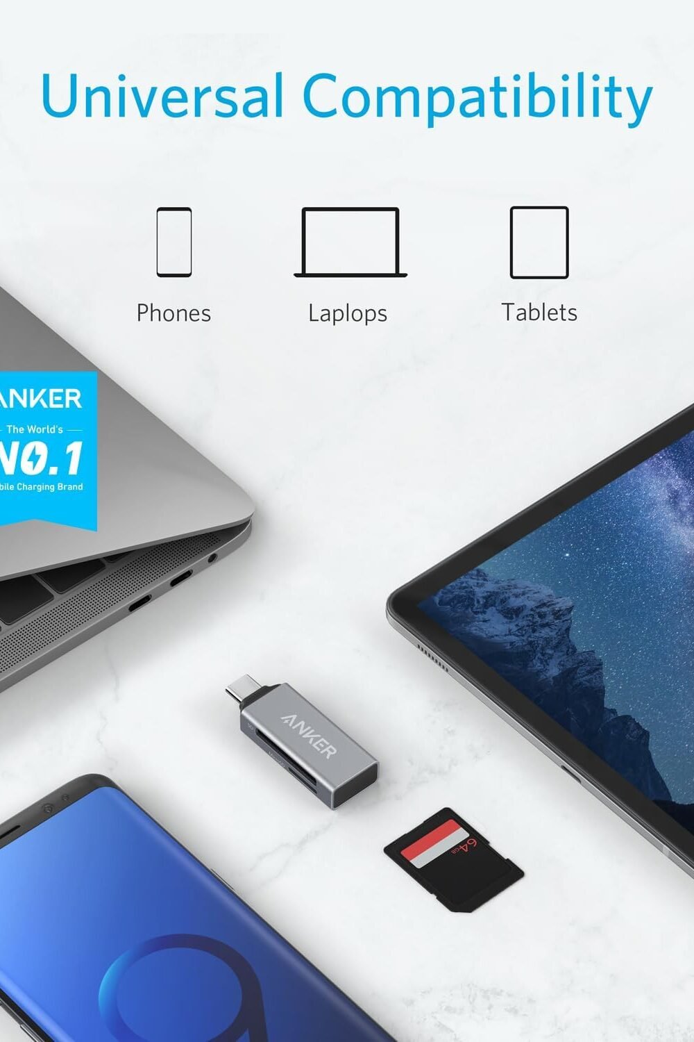 Anker 2-In-1 Usb C Sd Card Reader For Camera &Amp; Micro Sd - Image 2