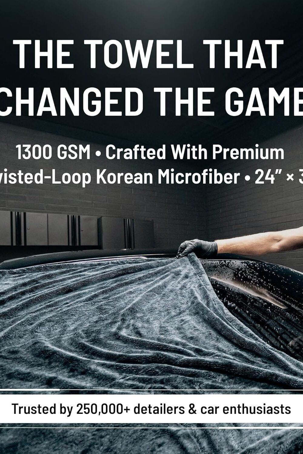 Blackle Twisted-Loop Microfiber Car Dryg Cloth - Image 2