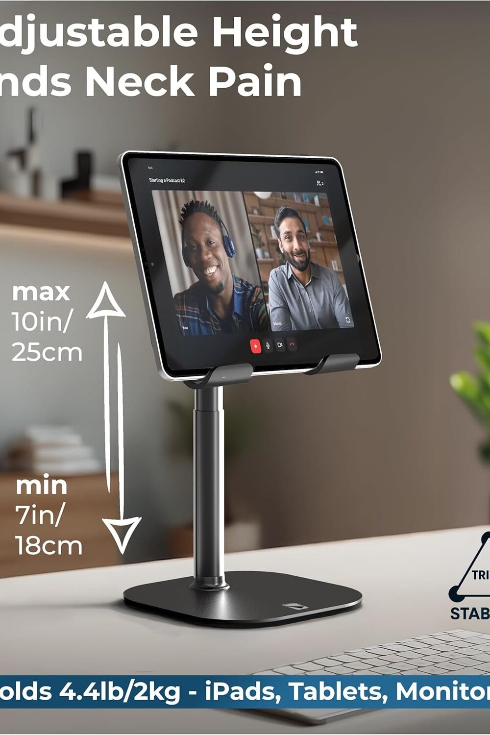 Djustable Tablet Stand - Premium Ipad Holder - Image 2