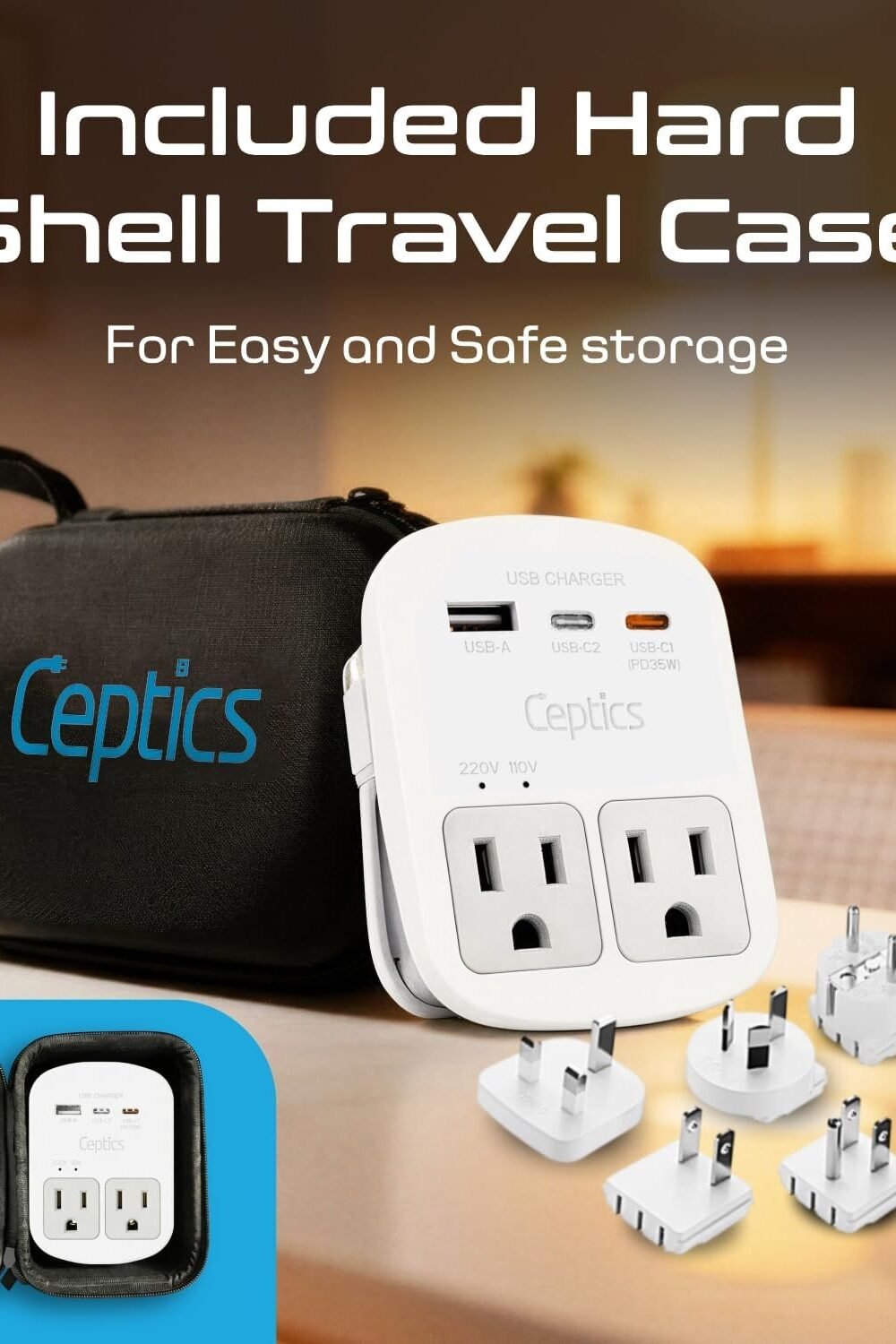 Ceptics Universal Avel Dapter Kit - Usb Usbc - Image 2