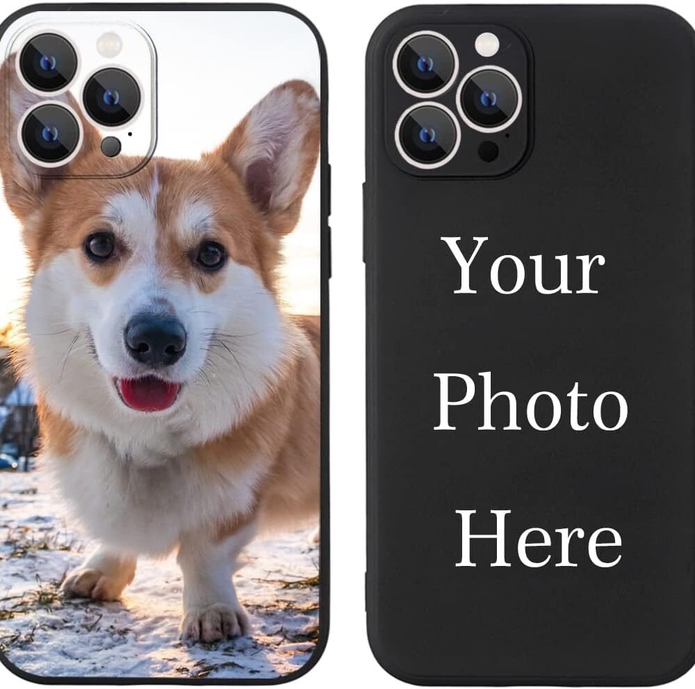 Personalized Black Liquid Silicone Iphone Case - Image 2