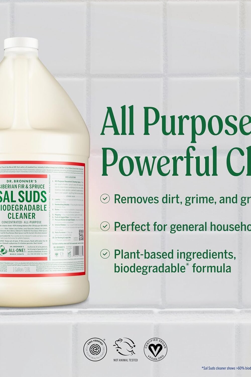 Dr. Bronner'S Sal Suds Biodegradable Cleaner - Gallon - Image 2